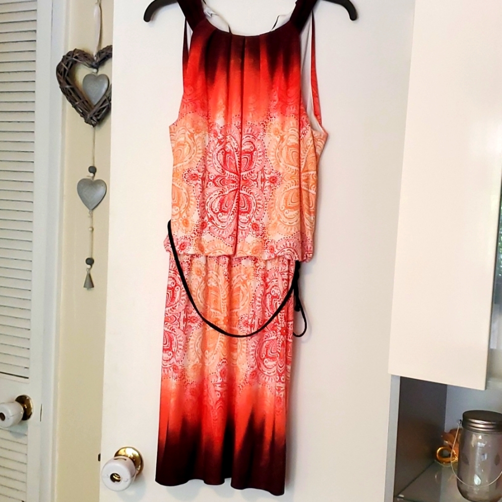 Medium short summer dress